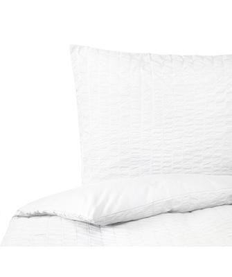 Copripiumino reversibile in cotone bianco Esme