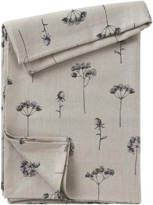 Tovaglia in cotone con motivo floreale Leaf