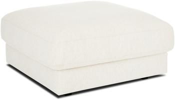 Poggiapiedi da divano in tessuto beige Tribeca