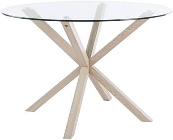 Mesa de comedor May, tablero de cristal