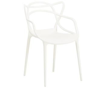 Design armstoelen Masters in wit, 2 stuks