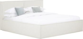 Letto imbottito in tessuto beige Dream