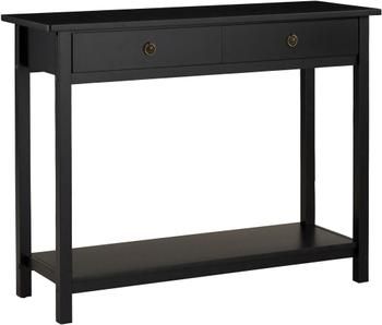 Console bois noir Ditti