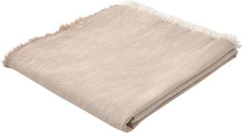 Mantel de algodón con flecos Ivory