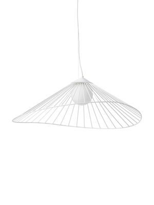 Lampada a sospensione di design color bianco Silvan