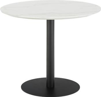 Tavolo rotondo effetto marmo Karla, Ø 90 cm