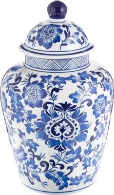 Grand vase en porcelaine avec couvercle Annabelle