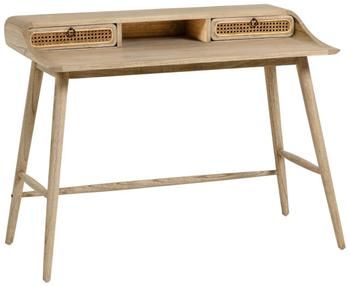 Bureau en bois avec cannage Nalu