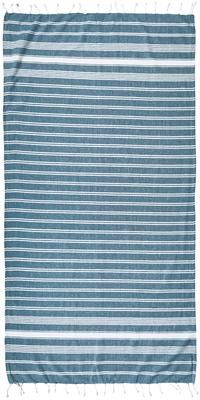 Gestreiftes Hamamtuch Surfside mit Fransenabschluss