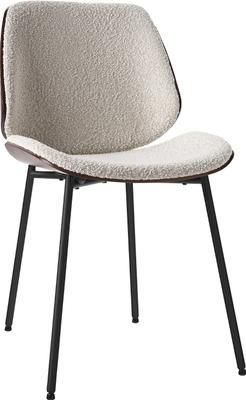 Krzesło tapicerowane bouclé Tamara, 2 szt.