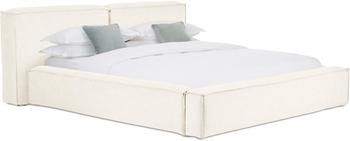 Polsterbett Lennon mit Stauraumfunktion in Beige