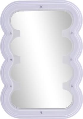 Miroir mural avec cadre en acrylique violet Glenn