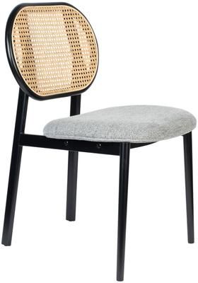 Silla tapizada con tejido vienés Spike