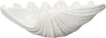 Ciotola da portata in dolomite bianca Shell