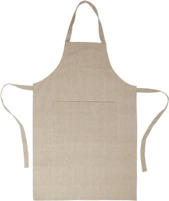 Schort Cappuccino van biokatoen in beige