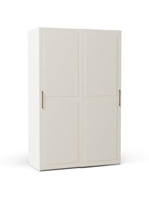 Armadio beige componibile con ante scorrevoli Charlotte, larg. 150 cm, diverse varianti