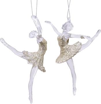 Kerstboomhangerset Ballerina (2-delig)