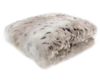 Plaid doux en fourrure synthétique Skins