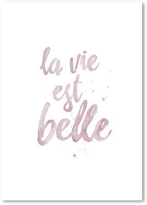 Poster La Vie Est Belle