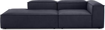 Méridienne modulable bleue Lennon
