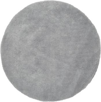 Načechraný kulatý koberec s vysokým vlasem Leighton