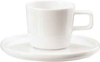 Komplet filiżanki z porcelany ze spodkiem Oco, 6 elem.