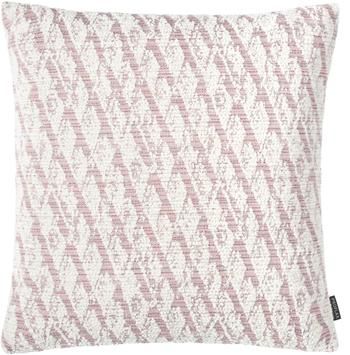 Housse de coussin 40x40 rose/blanc Illinois