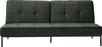Sofá cama de terciopelo Perugia, plegable