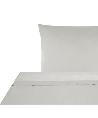 Drap plat en satin de coton Comfort