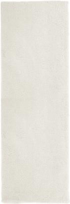 Flauschiger Hochflor-Läufer Leighton in Creme