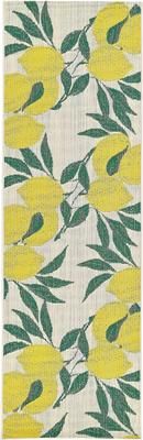 In- & Outdoor-Läufer Limonia mit Zitronen Print