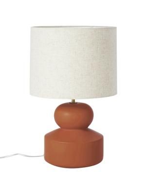 Grande lampe à poser céramique terracotta Georgina