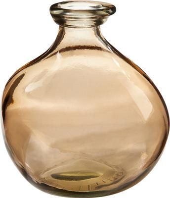 Vaso bottiglia ambrato Dina