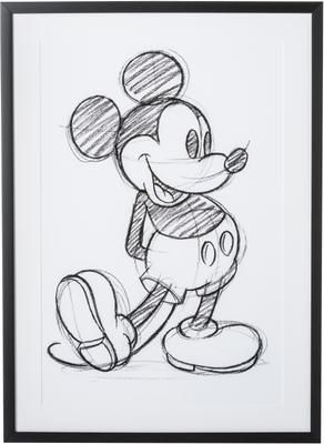 Stampa digitale incorniciata Mickey