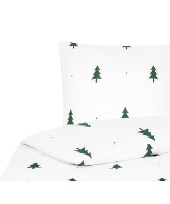 Flanell-Bettwäsche X-mas Tree mit Tannenbäumen