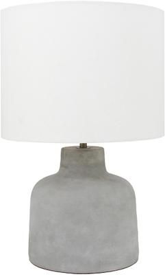 Lampada da tavolo con base in cemento Ike