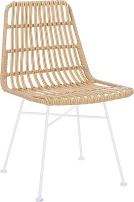 Chaise polyrotin Costa, 2 pièces