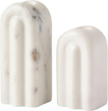 Set 2 candelabri in marmo Malie