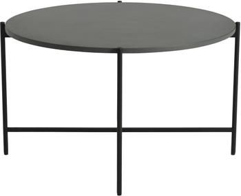 Garten-Beistelltisch Avisa aus Metall mit Zementplatte