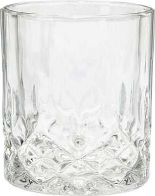 Glazen George met kristalreliëf, 4 stuks