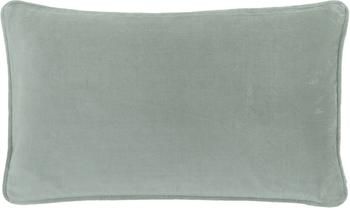Housse de coussin rectangulaire velours vert sauge Dana