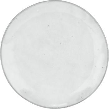 Handgemachte Frühstücksteller Nordic Sand aus Steingut, 4 Stück