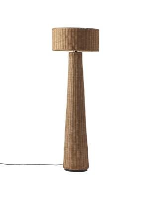 Lampadaire design en rotin fait main Paolo
