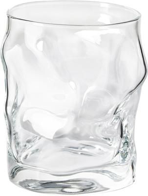 Verres à eau forme organique Sorgente, 6 pièces