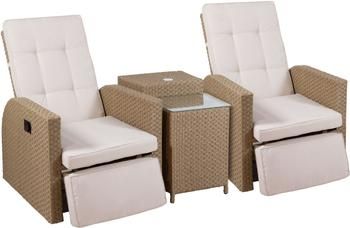 Set lounge para exterior Umbre, 4 pzas.
