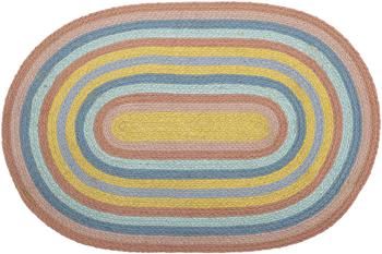 Ovaler Teppich Ralia aus Jute