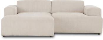 Sofa narożna ze sztruksu Melva (3-osobowa)