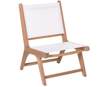 Fauteuil lounge de jardin en bois Nina