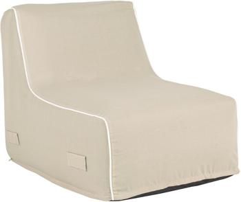 Chauffeuse de jardin gonflable beige Rihanna