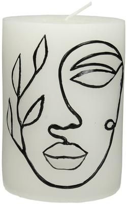Bougie décorative Face